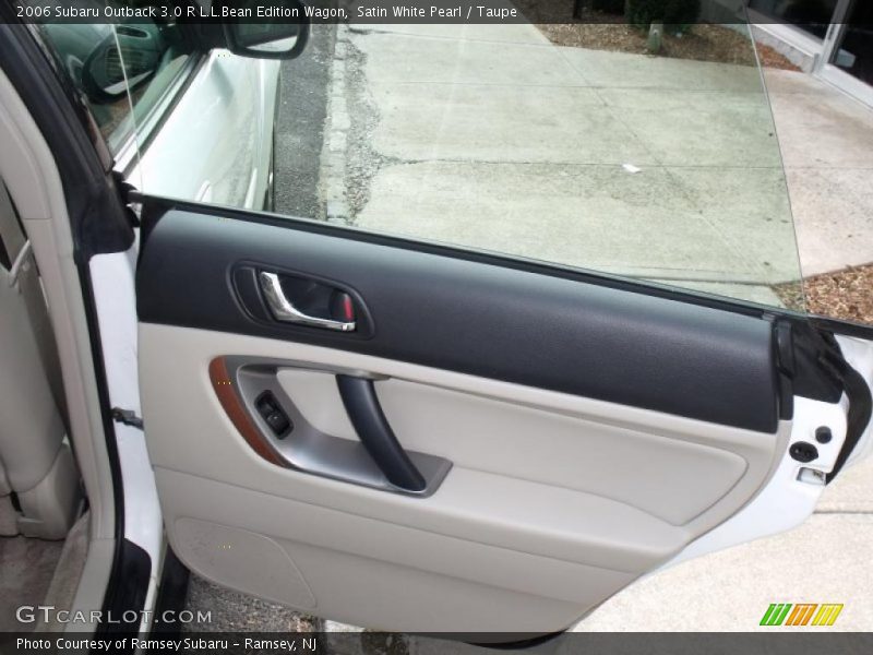 Satin White Pearl / Taupe 2006 Subaru Outback 3.0 R L.L.Bean Edition Wagon