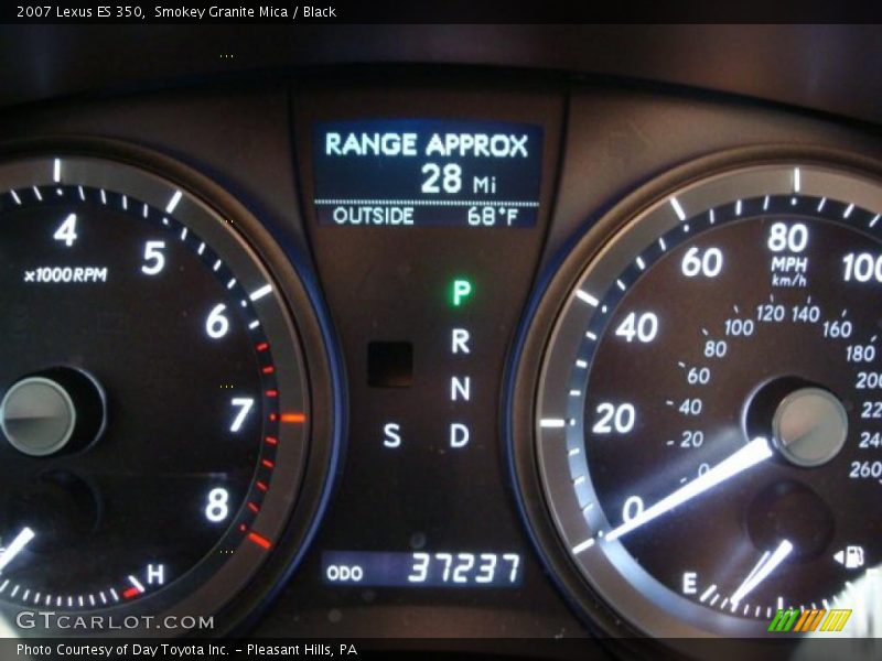 Smokey Granite Mica / Black 2007 Lexus ES 350