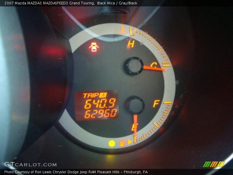 Black Mica / Gray/Black 2007 Mazda MAZDA3 MAZDASPEED3 Grand Touring