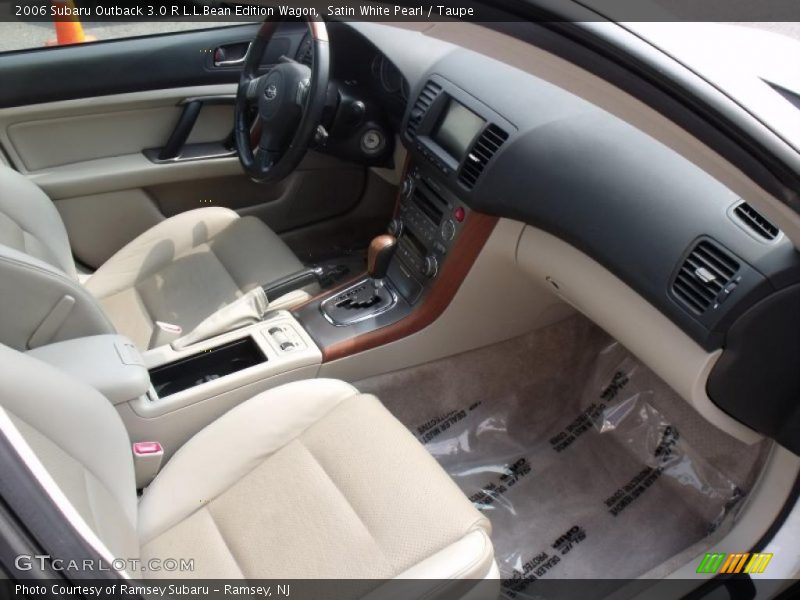 Satin White Pearl / Taupe 2006 Subaru Outback 3.0 R L.L.Bean Edition Wagon
