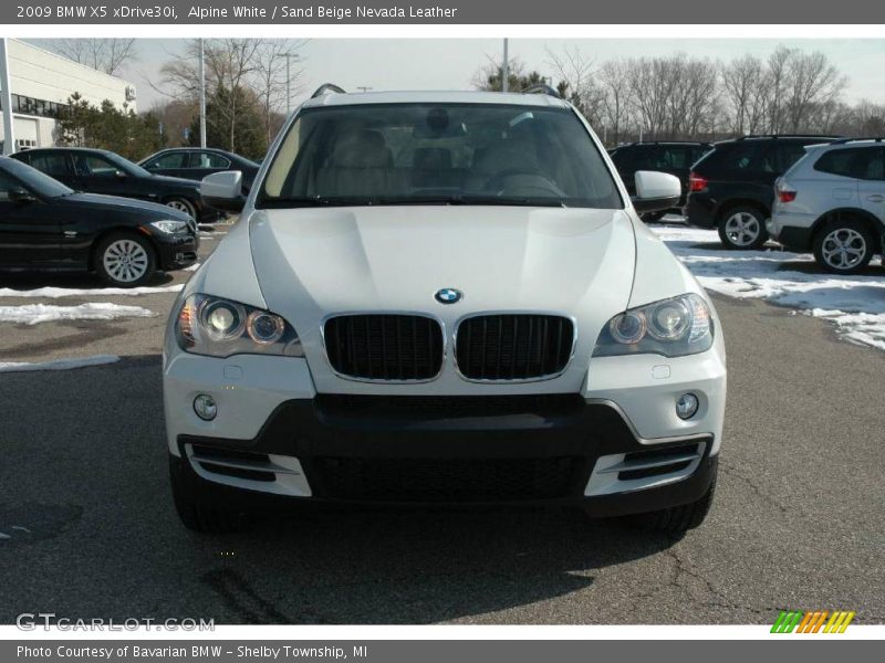 Alpine White / Sand Beige Nevada Leather 2009 BMW X5 xDrive30i