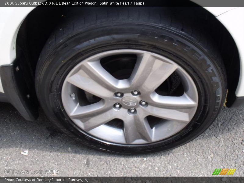 Satin White Pearl / Taupe 2006 Subaru Outback 3.0 R L.L.Bean Edition Wagon