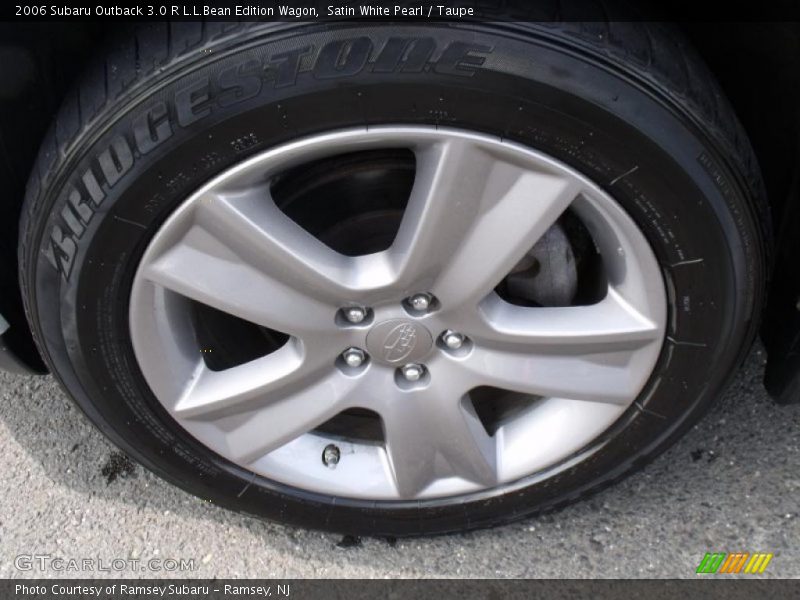 Satin White Pearl / Taupe 2006 Subaru Outback 3.0 R L.L.Bean Edition Wagon
