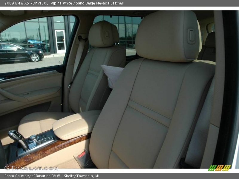 Alpine White / Sand Beige Nevada Leather 2009 BMW X5 xDrive30i