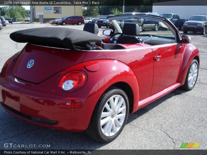 Salsa Red / Black 2008 Volkswagen New Beetle SE Convertible