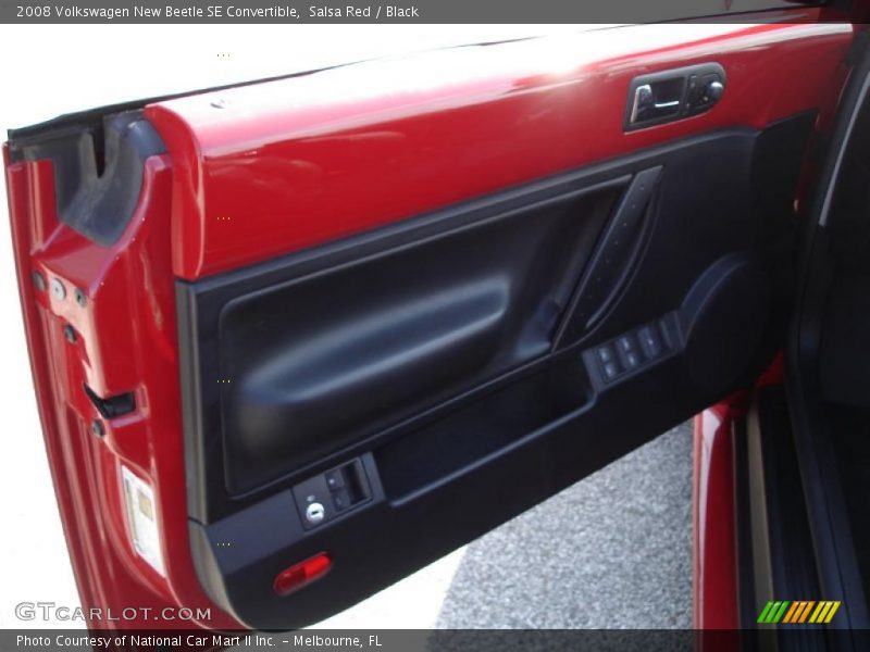 Salsa Red / Black 2008 Volkswagen New Beetle SE Convertible
