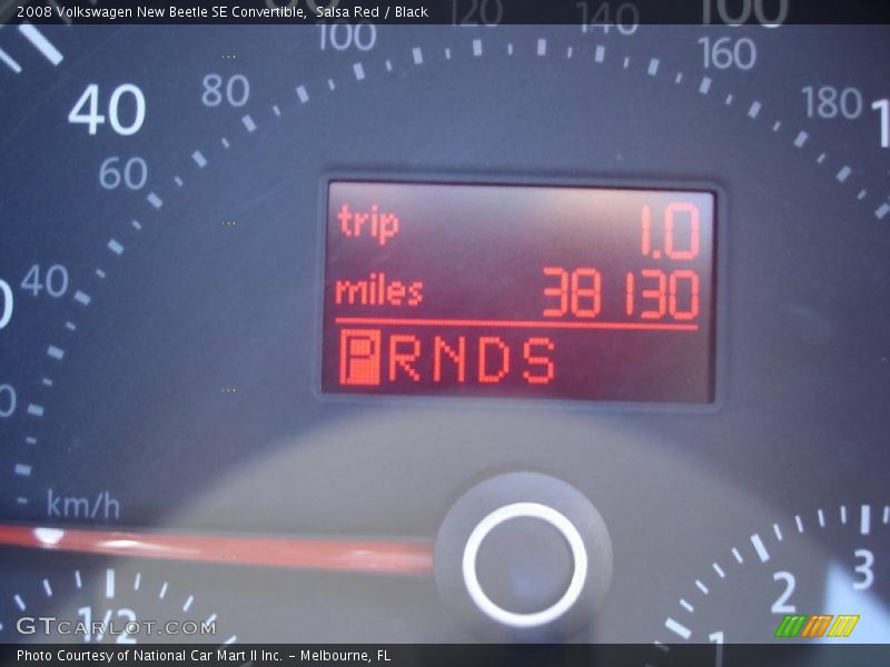 Salsa Red / Black 2008 Volkswagen New Beetle SE Convertible