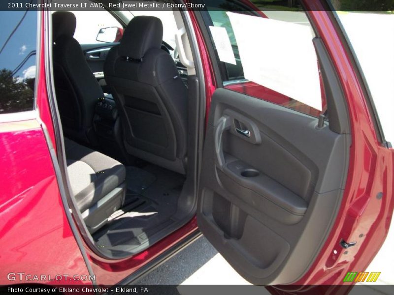 Red Jewel Metallic / Ebony/Ebony 2011 Chevrolet Traverse LT AWD