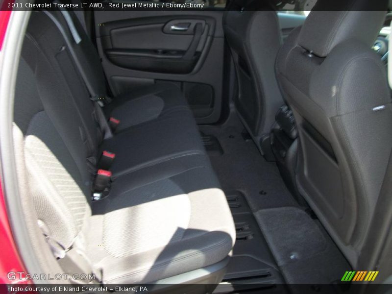 Red Jewel Metallic / Ebony/Ebony 2011 Chevrolet Traverse LT AWD