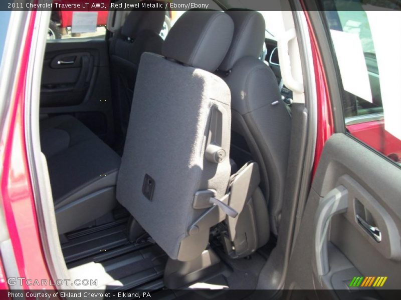 Red Jewel Metallic / Ebony/Ebony 2011 Chevrolet Traverse LT AWD