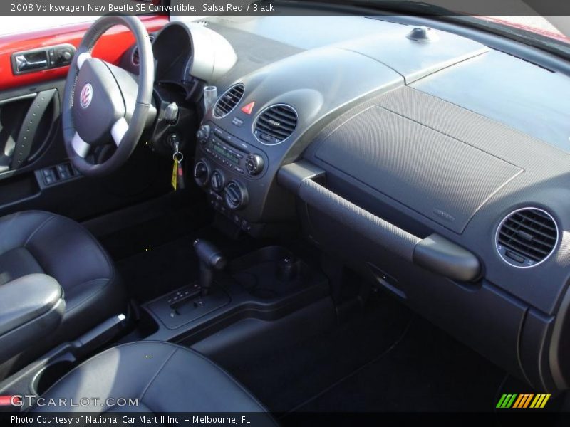 Salsa Red / Black 2008 Volkswagen New Beetle SE Convertible