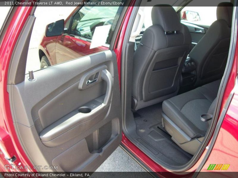 Red Jewel Metallic / Ebony/Ebony 2011 Chevrolet Traverse LT AWD