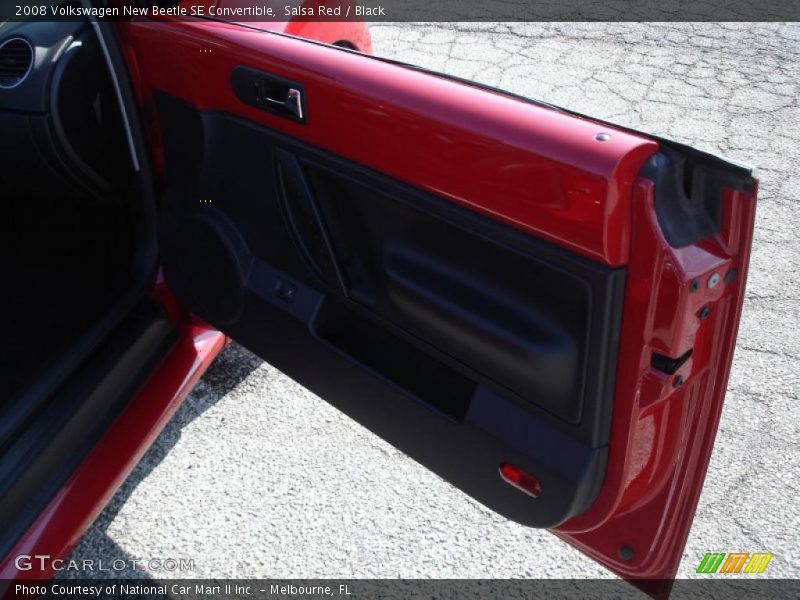 Salsa Red / Black 2008 Volkswagen New Beetle SE Convertible