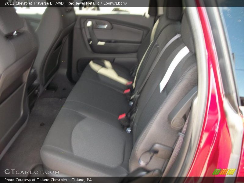 Red Jewel Metallic / Ebony/Ebony 2011 Chevrolet Traverse LT AWD