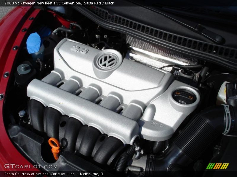 Salsa Red / Black 2008 Volkswagen New Beetle SE Convertible