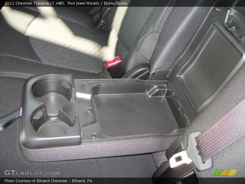 Red Jewel Metallic / Ebony/Ebony 2011 Chevrolet Traverse LT AWD