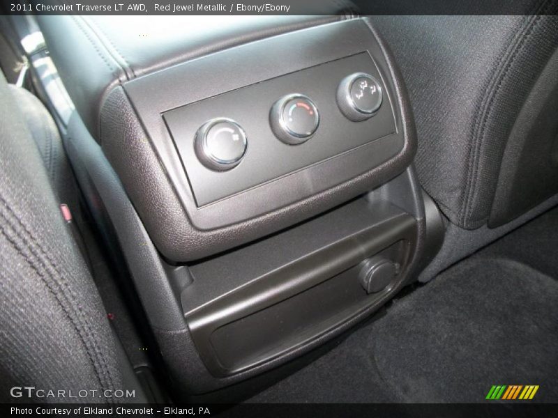 Red Jewel Metallic / Ebony/Ebony 2011 Chevrolet Traverse LT AWD