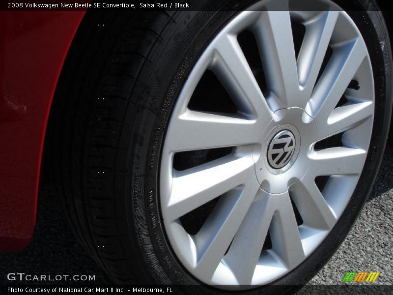 Salsa Red / Black 2008 Volkswagen New Beetle SE Convertible