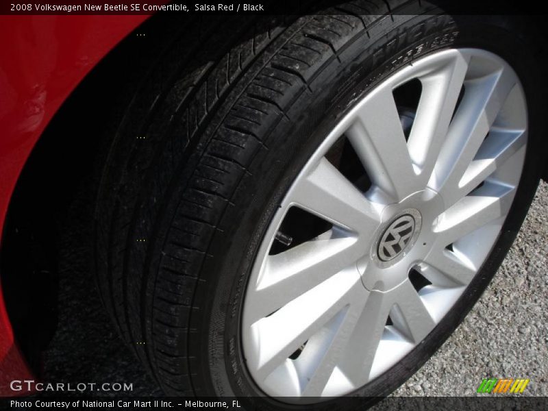 Salsa Red / Black 2008 Volkswagen New Beetle SE Convertible