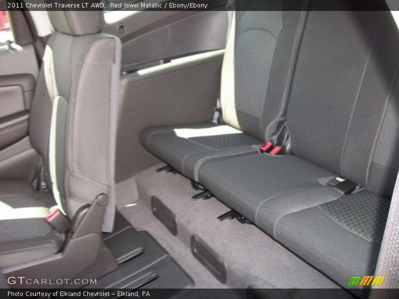 Red Jewel Metallic / Ebony/Ebony 2011 Chevrolet Traverse LT AWD