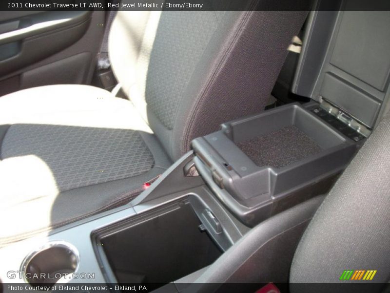 Red Jewel Metallic / Ebony/Ebony 2011 Chevrolet Traverse LT AWD