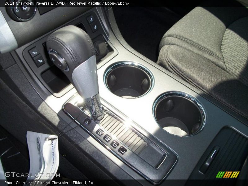 Red Jewel Metallic / Ebony/Ebony 2011 Chevrolet Traverse LT AWD