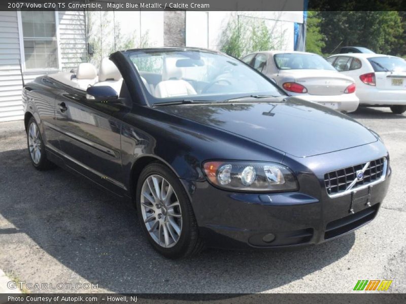 Magic Blue Metallic / Calcite Cream 2007 Volvo C70 T5 Convertible