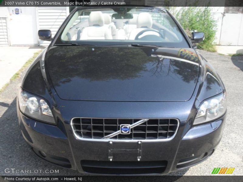 Magic Blue Metallic / Calcite Cream 2007 Volvo C70 T5 Convertible