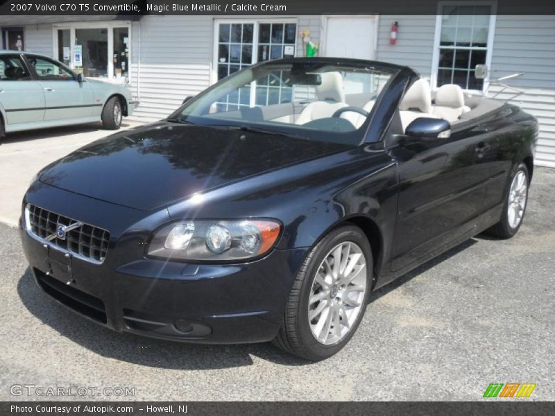 Magic Blue Metallic / Calcite Cream 2007 Volvo C70 T5 Convertible