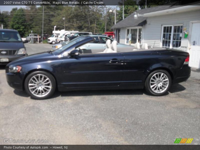 Magic Blue Metallic / Calcite Cream 2007 Volvo C70 T5 Convertible