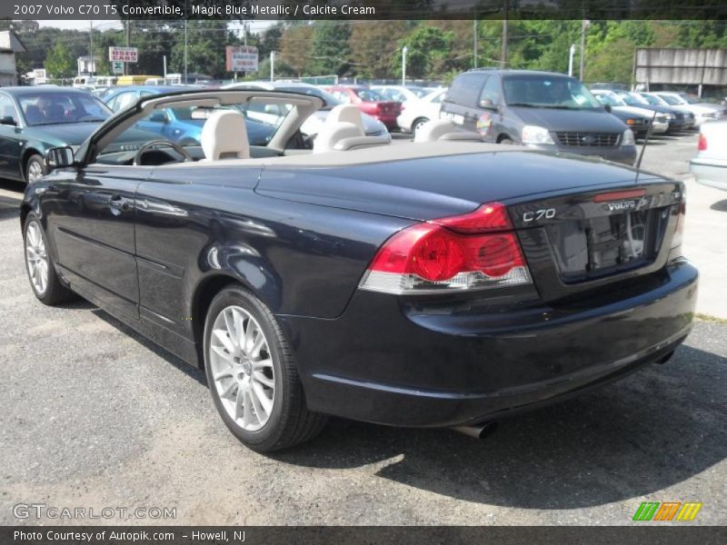 Magic Blue Metallic / Calcite Cream 2007 Volvo C70 T5 Convertible