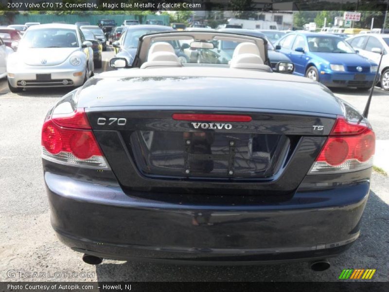 Magic Blue Metallic / Calcite Cream 2007 Volvo C70 T5 Convertible