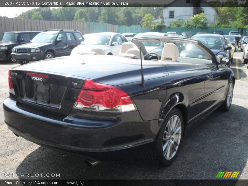 Magic Blue Metallic / Calcite Cream 2007 Volvo C70 T5 Convertible