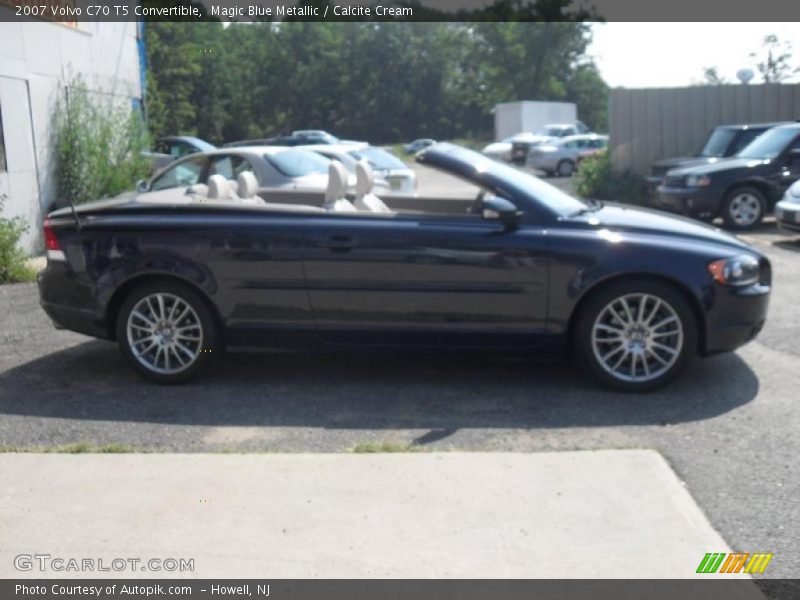 Magic Blue Metallic / Calcite Cream 2007 Volvo C70 T5 Convertible