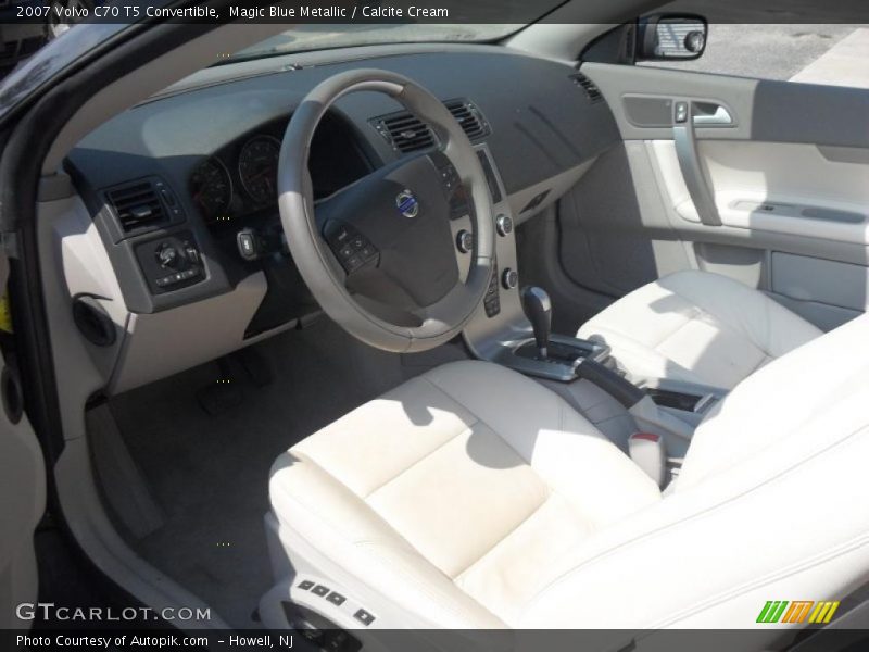Magic Blue Metallic / Calcite Cream 2007 Volvo C70 T5 Convertible