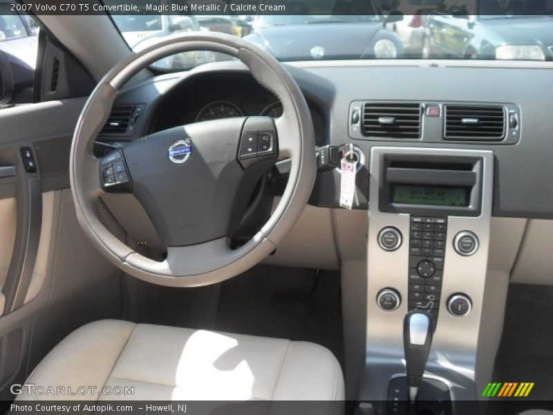 Magic Blue Metallic / Calcite Cream 2007 Volvo C70 T5 Convertible