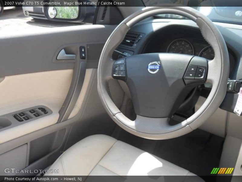 Magic Blue Metallic / Calcite Cream 2007 Volvo C70 T5 Convertible