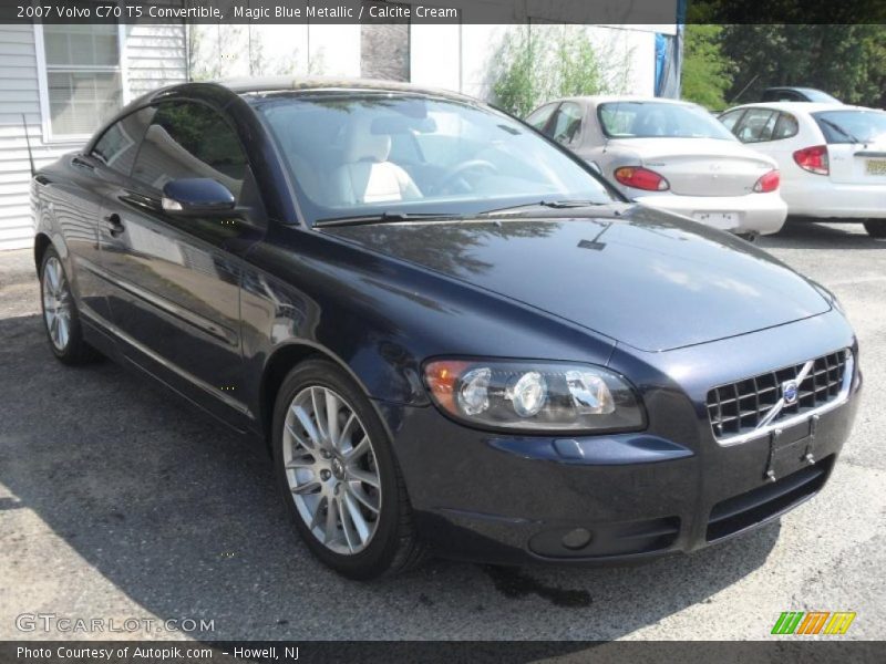 Magic Blue Metallic / Calcite Cream 2007 Volvo C70 T5 Convertible