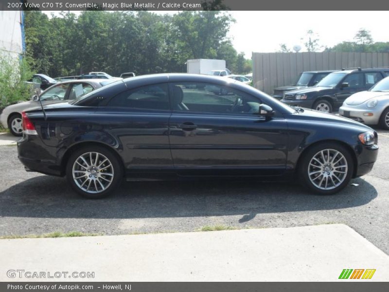 Magic Blue Metallic / Calcite Cream 2007 Volvo C70 T5 Convertible