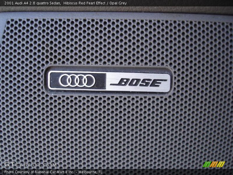 Hibiscus Red Pearl Effect / Opal Grey 2001 Audi A4 2.8 quattro Sedan
