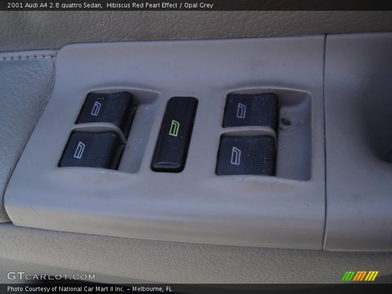 Hibiscus Red Pearl Effect / Opal Grey 2001 Audi A4 2.8 quattro Sedan