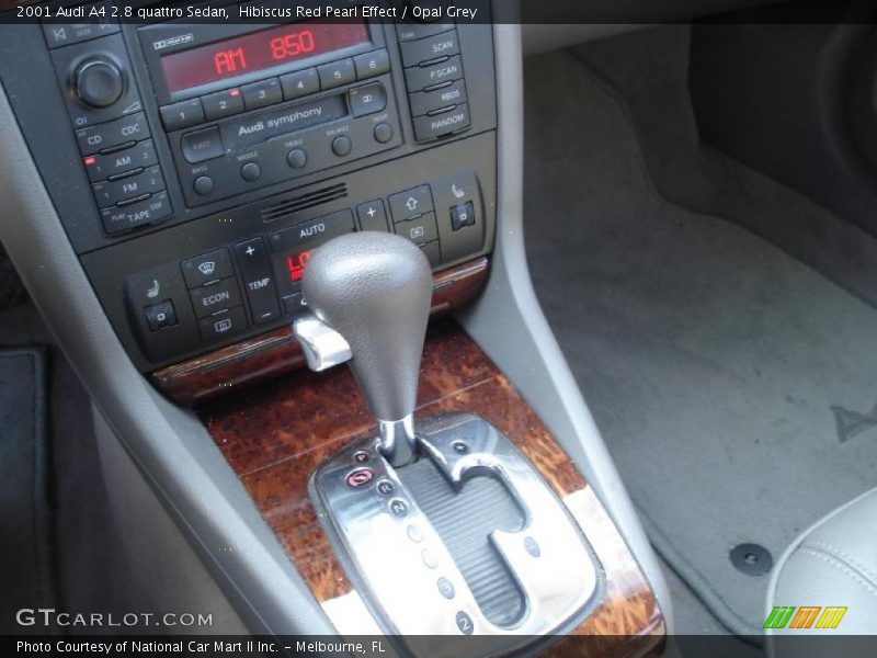 Hibiscus Red Pearl Effect / Opal Grey 2001 Audi A4 2.8 quattro Sedan