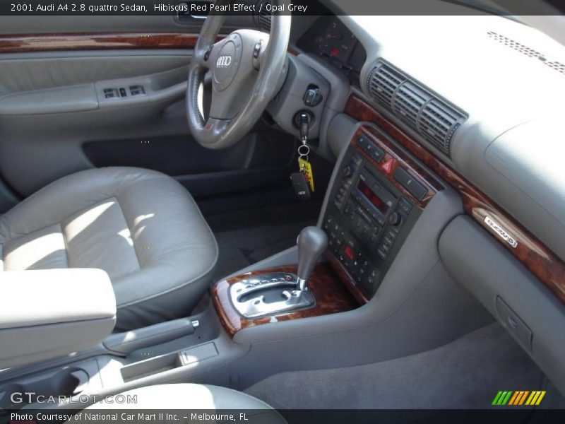 Hibiscus Red Pearl Effect / Opal Grey 2001 Audi A4 2.8 quattro Sedan