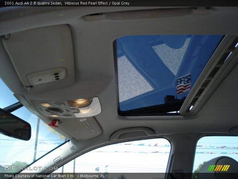 Hibiscus Red Pearl Effect / Opal Grey 2001 Audi A4 2.8 quattro Sedan