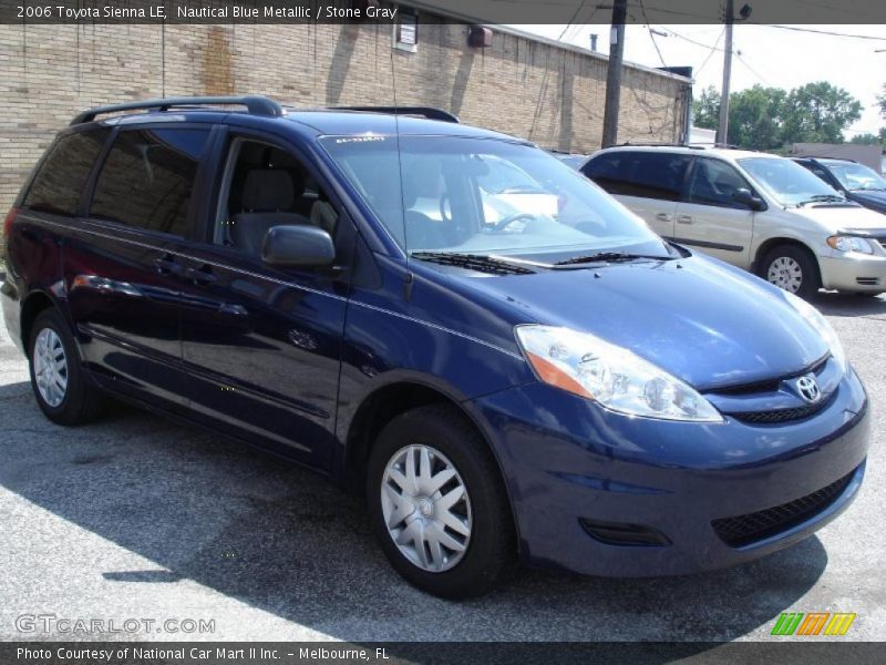 Nautical Blue Metallic / Stone Gray 2006 Toyota Sienna LE