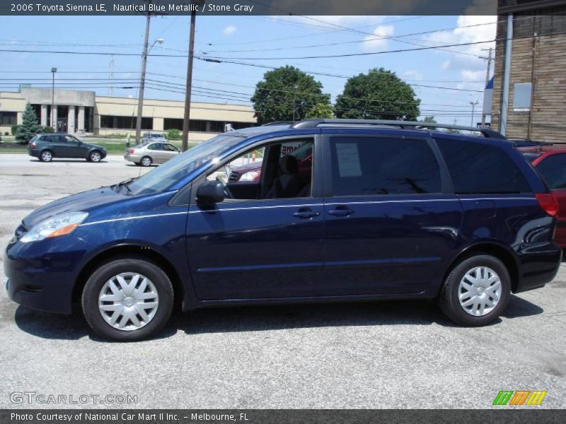 Nautical Blue Metallic / Stone Gray 2006 Toyota Sienna LE