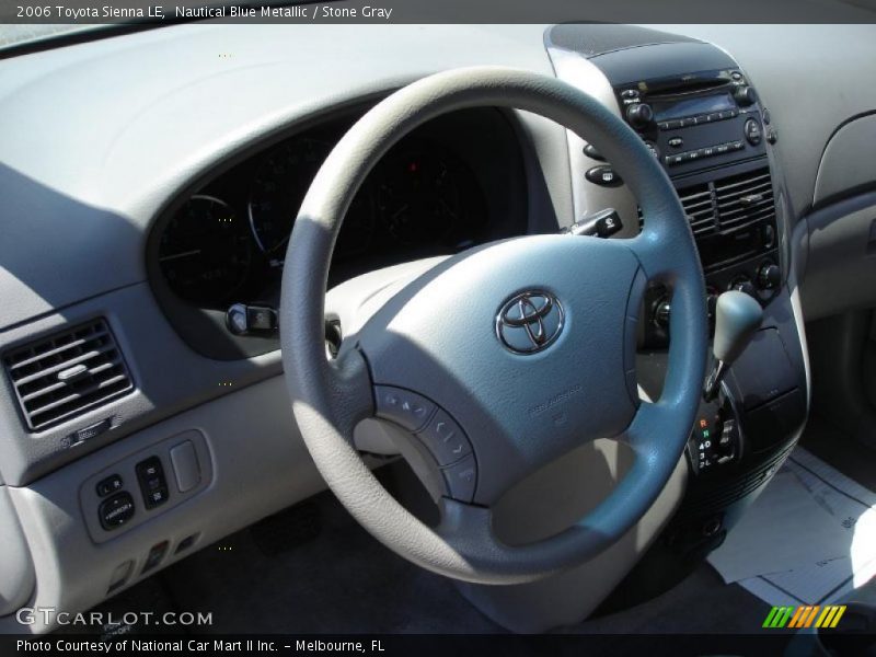 Nautical Blue Metallic / Stone Gray 2006 Toyota Sienna LE
