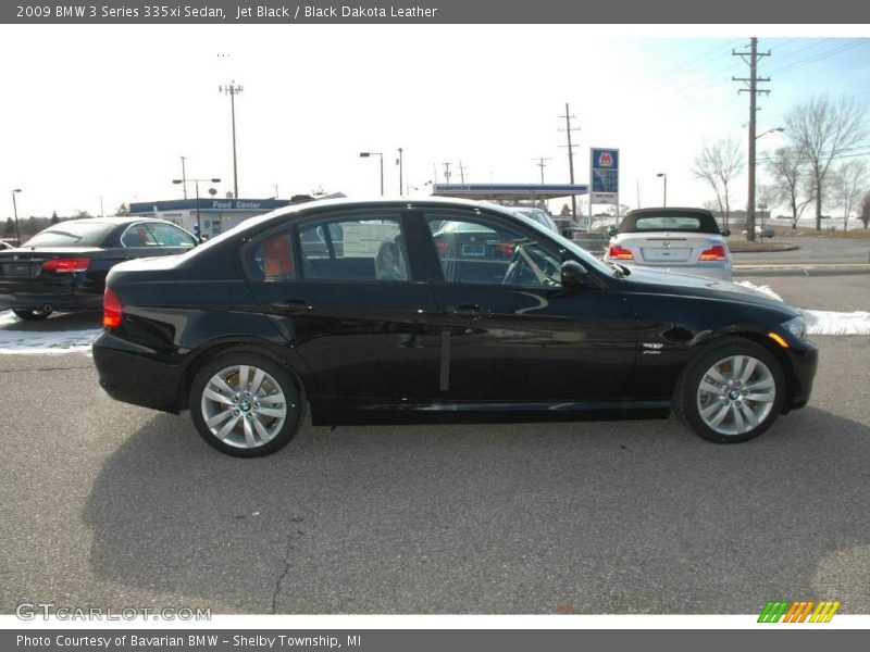 Jet Black / Black Dakota Leather 2009 BMW 3 Series 335xi Sedan