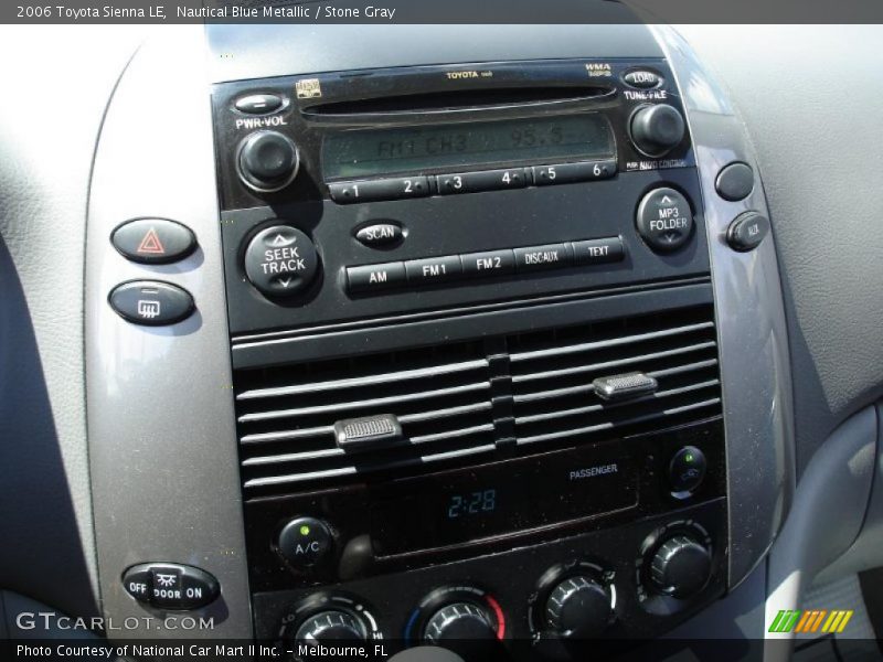 Nautical Blue Metallic / Stone Gray 2006 Toyota Sienna LE