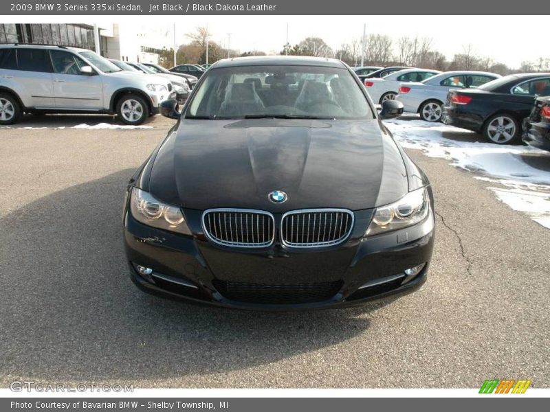 Jet Black / Black Dakota Leather 2009 BMW 3 Series 335xi Sedan